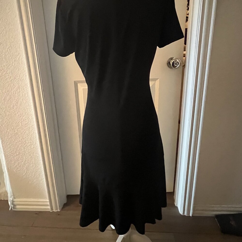 Michael Michael Kors Flip Flare Mini Dress Black Size Small